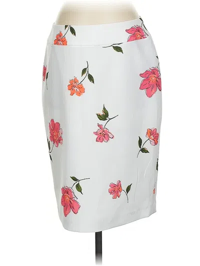 Pre-owned Nine West Formal Skirt In White