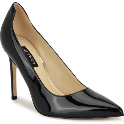 Nine West Freds Stiletto-heel Pumps Women In Black Patent