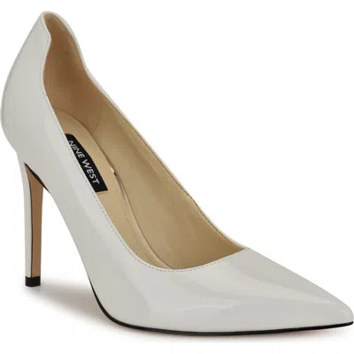 Nine West Freds Stiletto-heel Pumps Women In White Patent