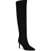 Nine West Fredy Pointed Toe Over The Knee Boot In Black