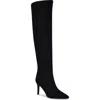Nine West Fredy Pointed Toe Over The Knee Boot In Black