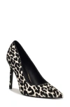 Nine West Fresh Genuine Calf Hair Pointed Toe Pump In Black