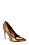 Nine West Fresh Pointed Toe Pump In Bronze