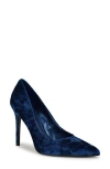 Nine West Fresh Pointed Toe Pump In Dark Blue