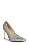 Nine West Fresh Pointed Toe Pump In Silver Sequin
