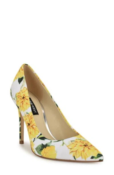 Nine West Fresh Pointed Toe Pump In Yellow