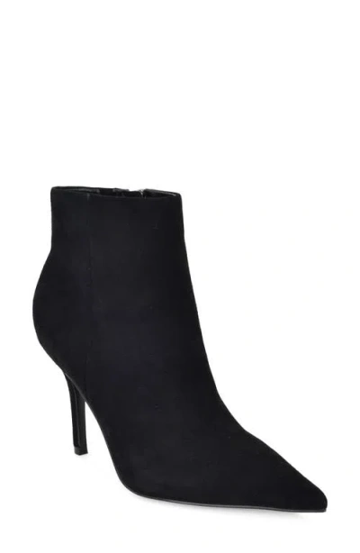 Nine West Galz Pointed Toe Bootie In Black