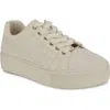 Nine West Gatsby Platform Sneaker In Chic Cream