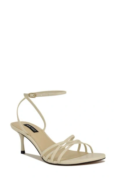 Nine West Gazey Ankle Strap Sandal In Neutral