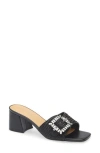 Nine West Geanila Slide Sandal In Black