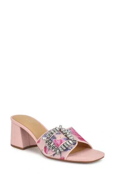 Nine West Geanila Slide Sandal In Light Pink 680