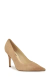 Nine West Gemmha Pointed Toe Pump In Brown