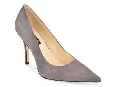 Nine West Gemmha Pointed Toe Pump In Gray