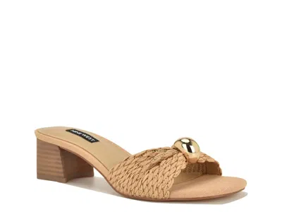Nine West Gerry Block Heel Sandal In Multi