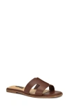 Nine West Giny Slide Sandal In Brown