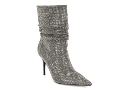 Nine West Glamsta Bootie In Gray