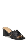 Nine West Glance Slide Sandal In Black