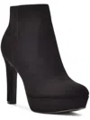 Nine West Glowup 2 Womens Zipper Platforms Ankle Boots In Black