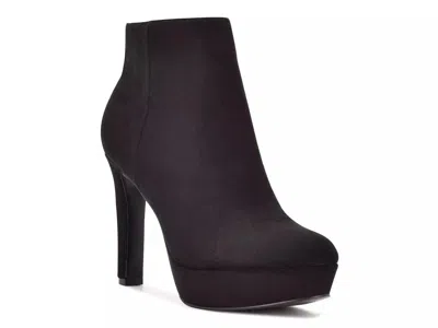 Nine West Glowup Platform Bootie In Black