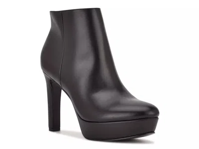 Nine West Glowup Platform Bootie In Black