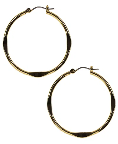 Nine West Gold-tone Hoop Earrings