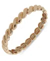 Nine West Gold-tone Twisted Stretch Bracelet In Gold