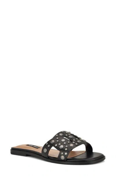 Nine West Gomaz Slide Sandal In Black