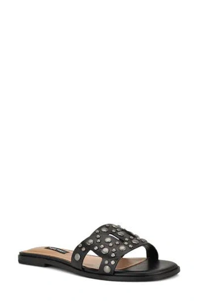 Nine West Gomaz Slide Sandal In Black