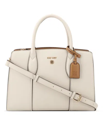 Nine West Grady Small Satchel Bag In Milk