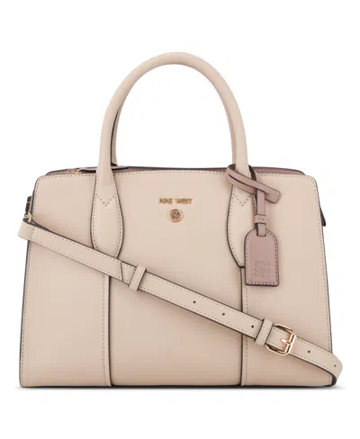 Nine West Grady Small Satchel Bag In Soft Marble