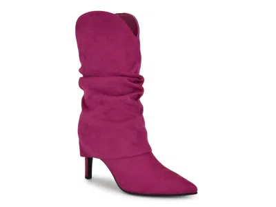 Nine West Grasa Boot In Pink