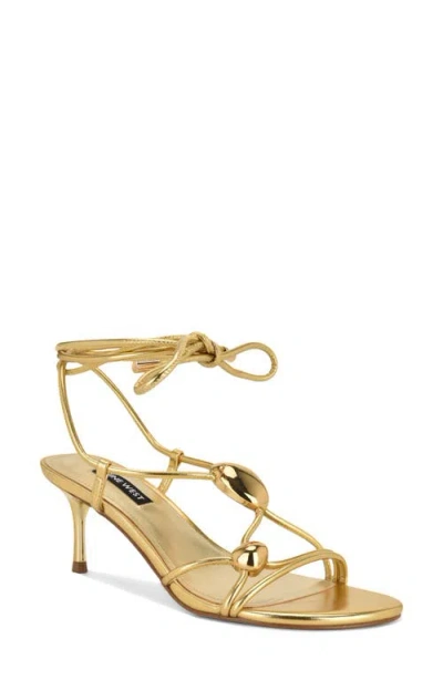 NINE WEST NINE WEST GRESKA ANKLE WRAP SANDAL