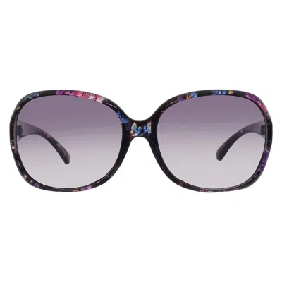 Nine West Grey Gradient Butterfly Ladies Sunglasses 3851lsl090 10262003 Khl In Multi