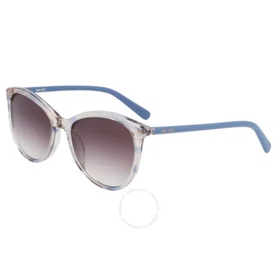 Nine West Grey Gradient Cat Eye Ladies Sunglasses Nw649s 405 52