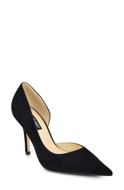 Nine West Grezza Pointed Toe Half D'orsay Pump In Multi