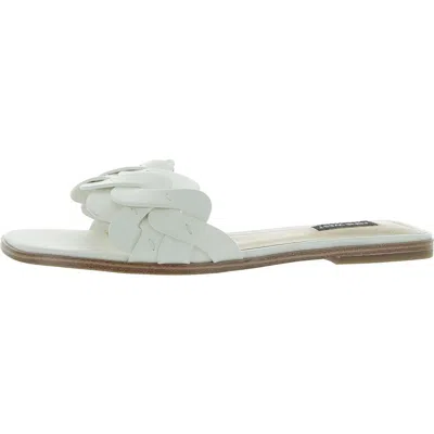 Nine West Grifa 3 Womens Padded Insole Slide Sandals In Multi