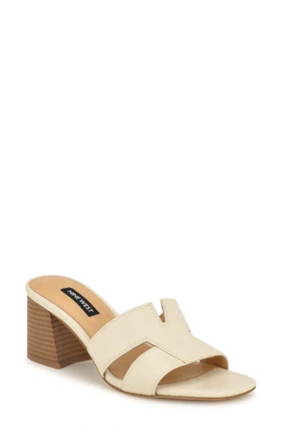 Nine West Griselda Slide Sandal In Ivory