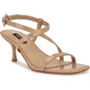 Nine West Ripe3 Womens Open Toe Ankle Strap Pumps In Light Pink