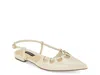 Nine West Harra Pointed Toe Flat In Neutral