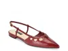 Nine West Harra Pointed Toe Flat In Red