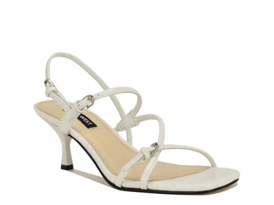 Nine West Hayla Strappy Sandal In White
