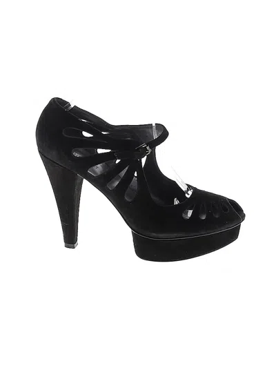 Pre-owned Nine West Heels In Black