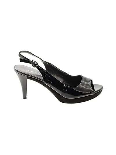 Pre-owned Nine West Heels In Black