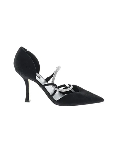 Pre-owned Nine West Heels In Black