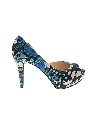 Pre-owned Nine West Heels In Blue