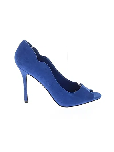 Pre-owned Nine West Heels In Blue