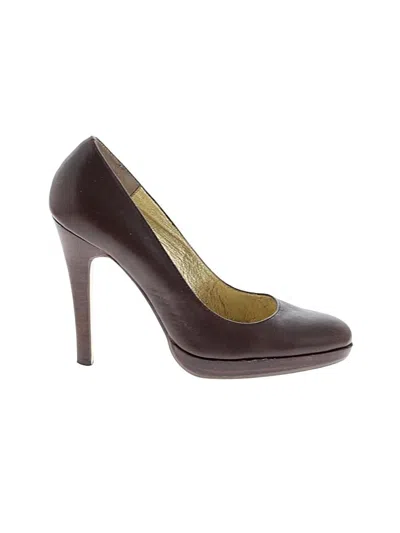 Pre-owned Nine West Heels In Brown