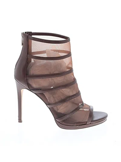 Pre-owned Nine West Heels In Brown