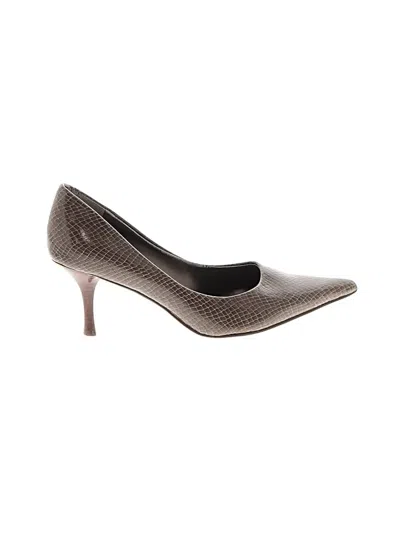 Pre-owned Nine West Heels In Brown