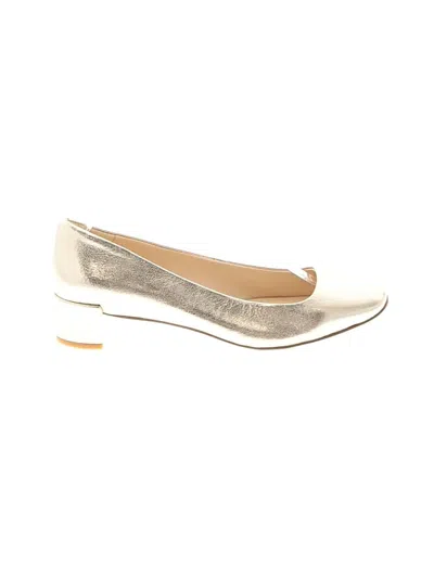 Pre-owned Nine West Heels In Gold